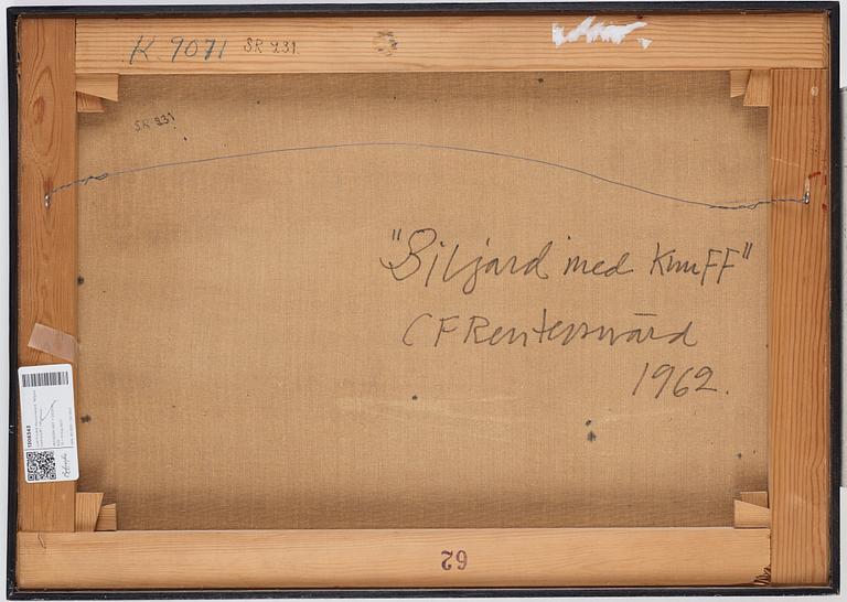 Carl Fredrik Reuterswärd, "Biljard med knuff".