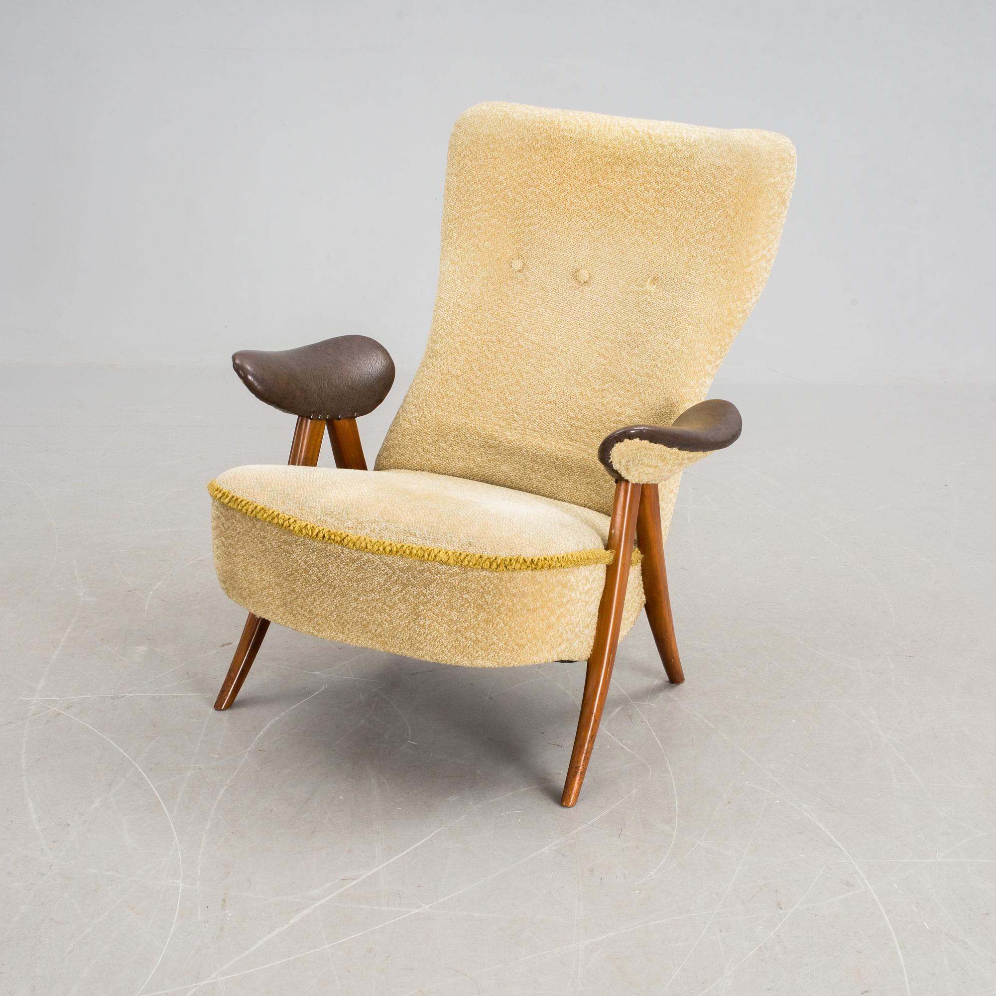 FÅTÖLJ, Theo Ruth, Artifort, 1950-tal.