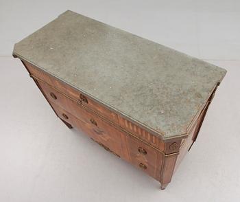 BYRÅ, gustaviansk stil, 1800-/1900-tal.