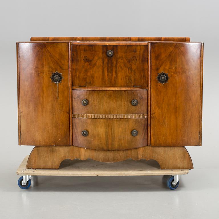 BARSKÅP, art deco, 1930/40-tal.