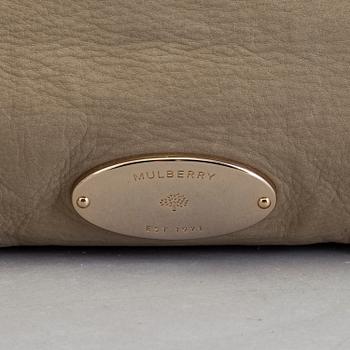 A light green leather "Taylor Satchel" handbag by Mulberry.