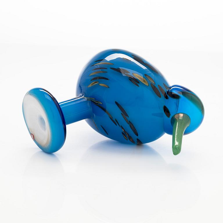 Oiva Toikka, an anniversary bird, 'Lagoon Kiwi', signed and numbered Oiva Toikka Nuutajärvi Notsjö 29/150.