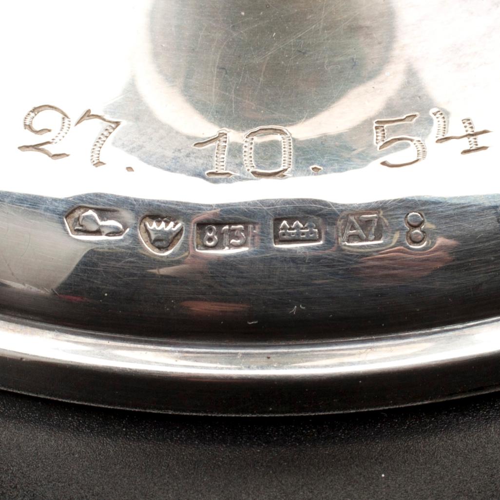 VAS och FAT, silver, Kultakeskus 1954, Eino Artturi Koivula, Viborg 1936. Vikt tot. 291 g.