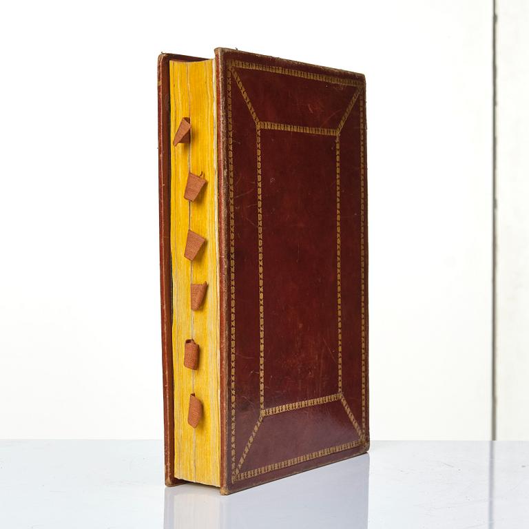 Printed in red & black, with music, 1793.