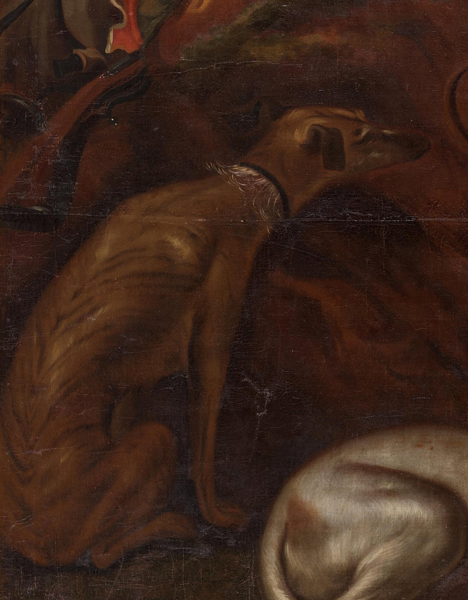 David Klöcker Ehrenstrahl, hans ateljé, "Jaktrast".