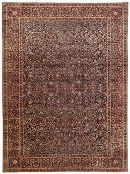 A Kashan 'Mohtasham' carpet, ca 434 x 319 cm.