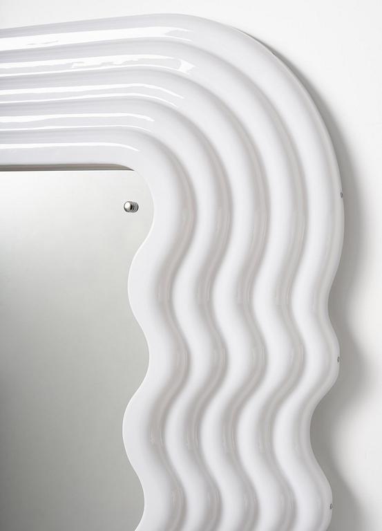 Ettore Sottsass, an "Ultrafragola" mirror, Poltronova, Italy, 21st century.