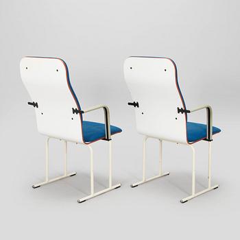 Yrjö Kukkapuro, a pair of late 20th century 'Sirkus' chairs for Avarte.