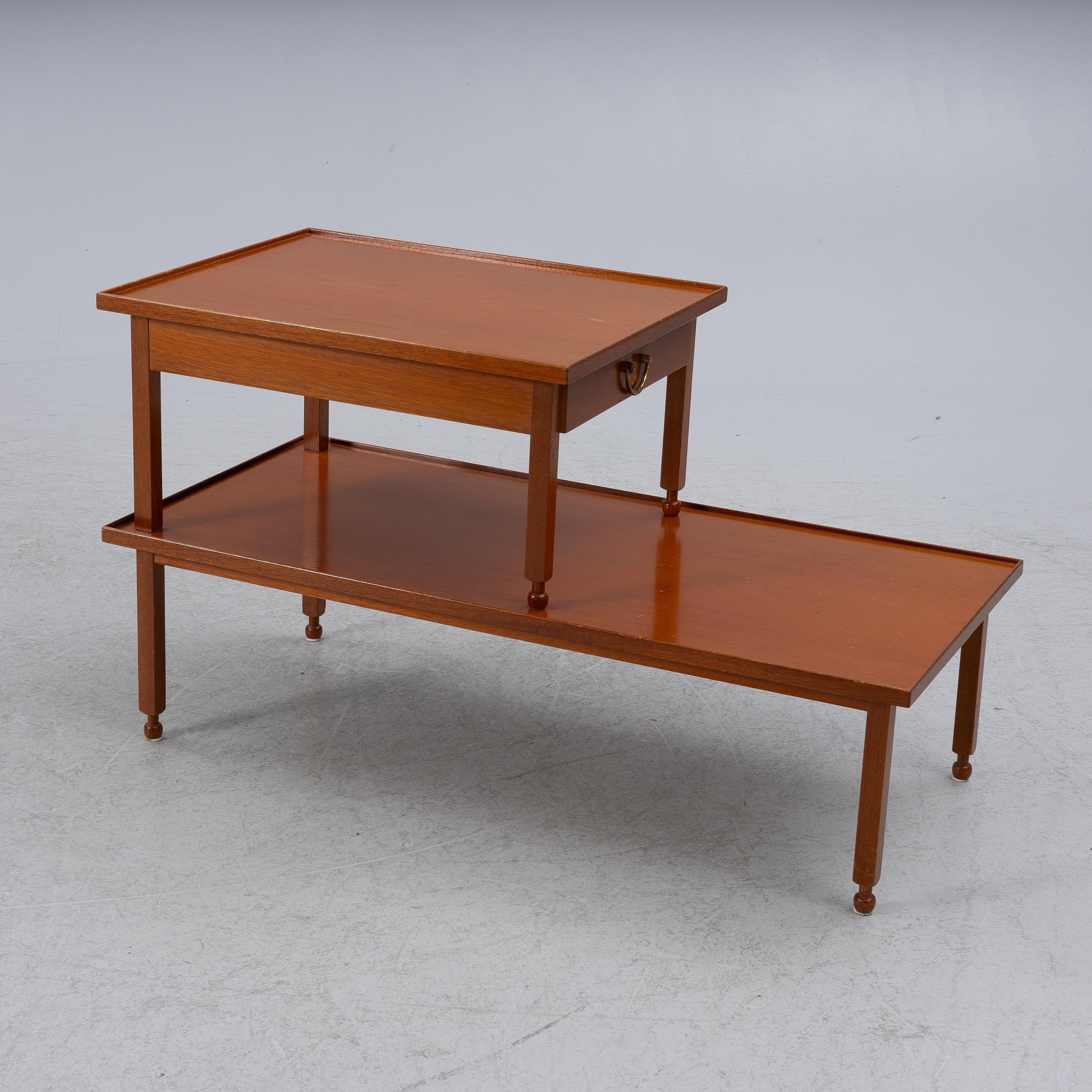 Josef Frank, a model 1073 side table, Firma Svenskt Tenn, before 1985.