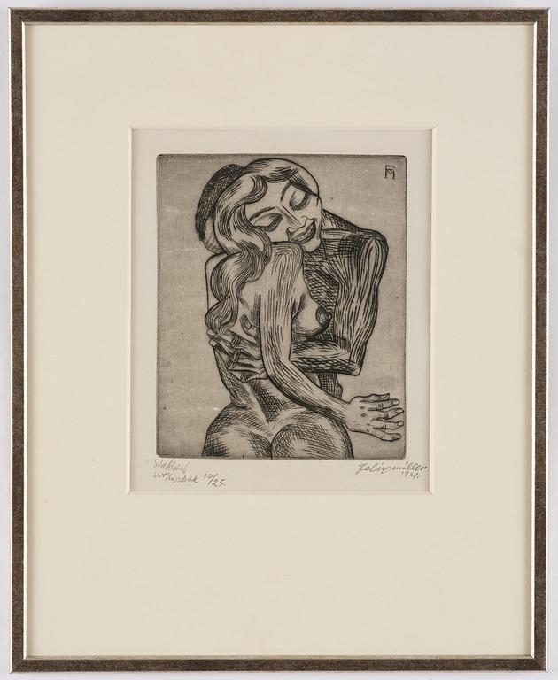 Conrad Felixmüller, "Gelibte frau".