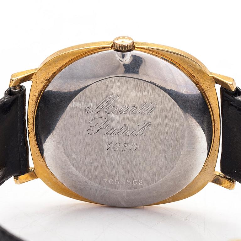 Eterna-Matic, 3003, wristwatch, 34 x 36 mm.