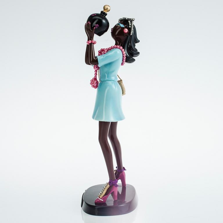 FIGURIN, "Miss Lanvin", porslin, Lanvin och Franz Porcelain, 2000-tal.