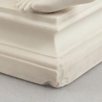 A biscuit porcelain sculpture, Gustafsberg, 1897.