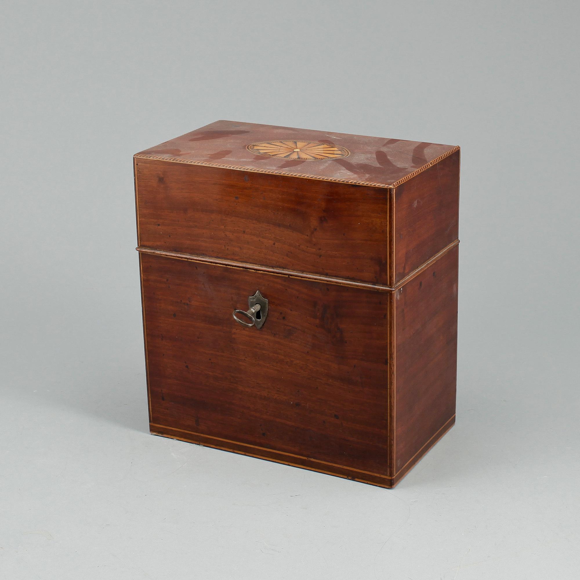 FLASKSCHATULL, 1800-tal.