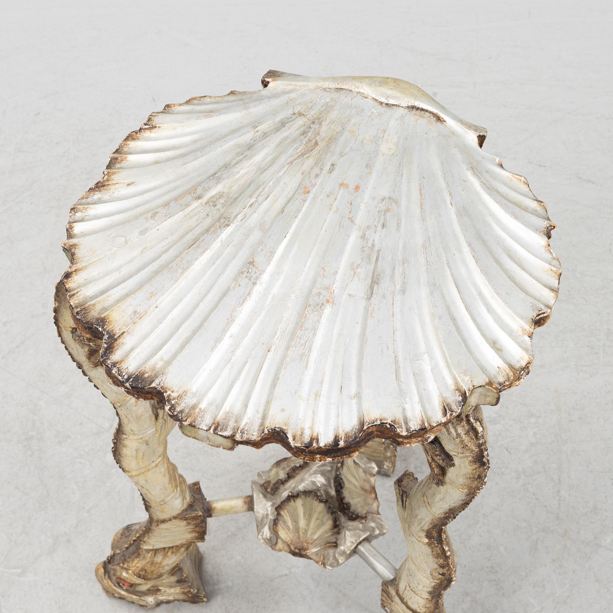 An Italian Grotto-Style Side Table, 20th Century.