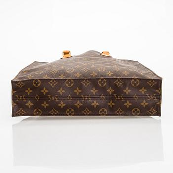 Louis Vuitton, Monogram Canvas 'Sac Plat Tote' Bag.