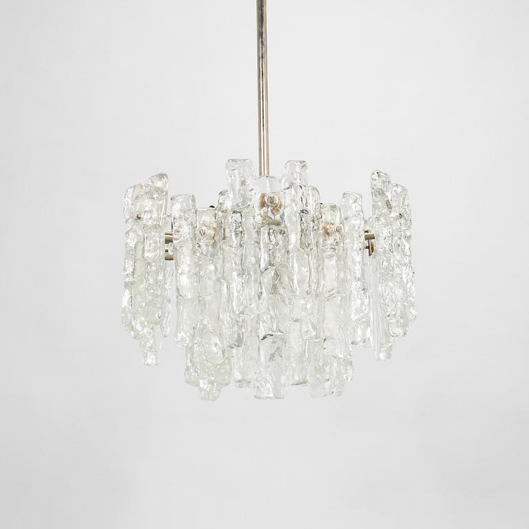 Taklampa, "Ice block chandelier", J.T Design, Kalmar, Österrike, 1960-tal.