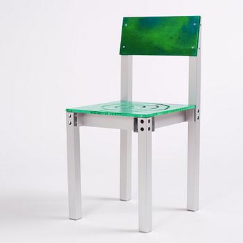 Fredrik Paulsen, stol, unik, "Chair One Open Air, Morning Light", JOY, 2024.