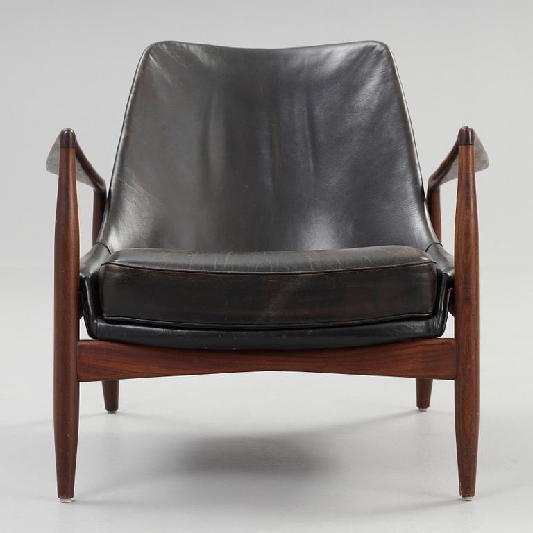 IB KOFOD LARSEN, fåtölj, "Sälen", Olof Persson, Jönköping 1950-60-tal.