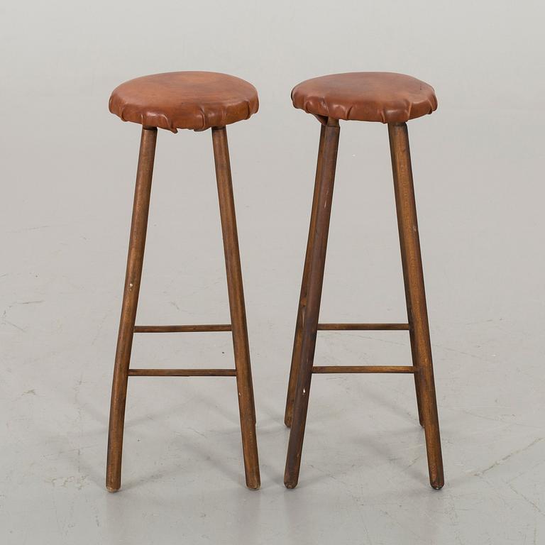 A pair of second half of the 20th century stools.