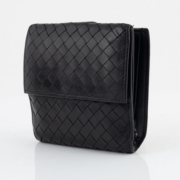 Bottega Veneta, a wallet and bracelet.