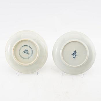 Cup with saucer and saucer two pieces China 18th century porcelain.