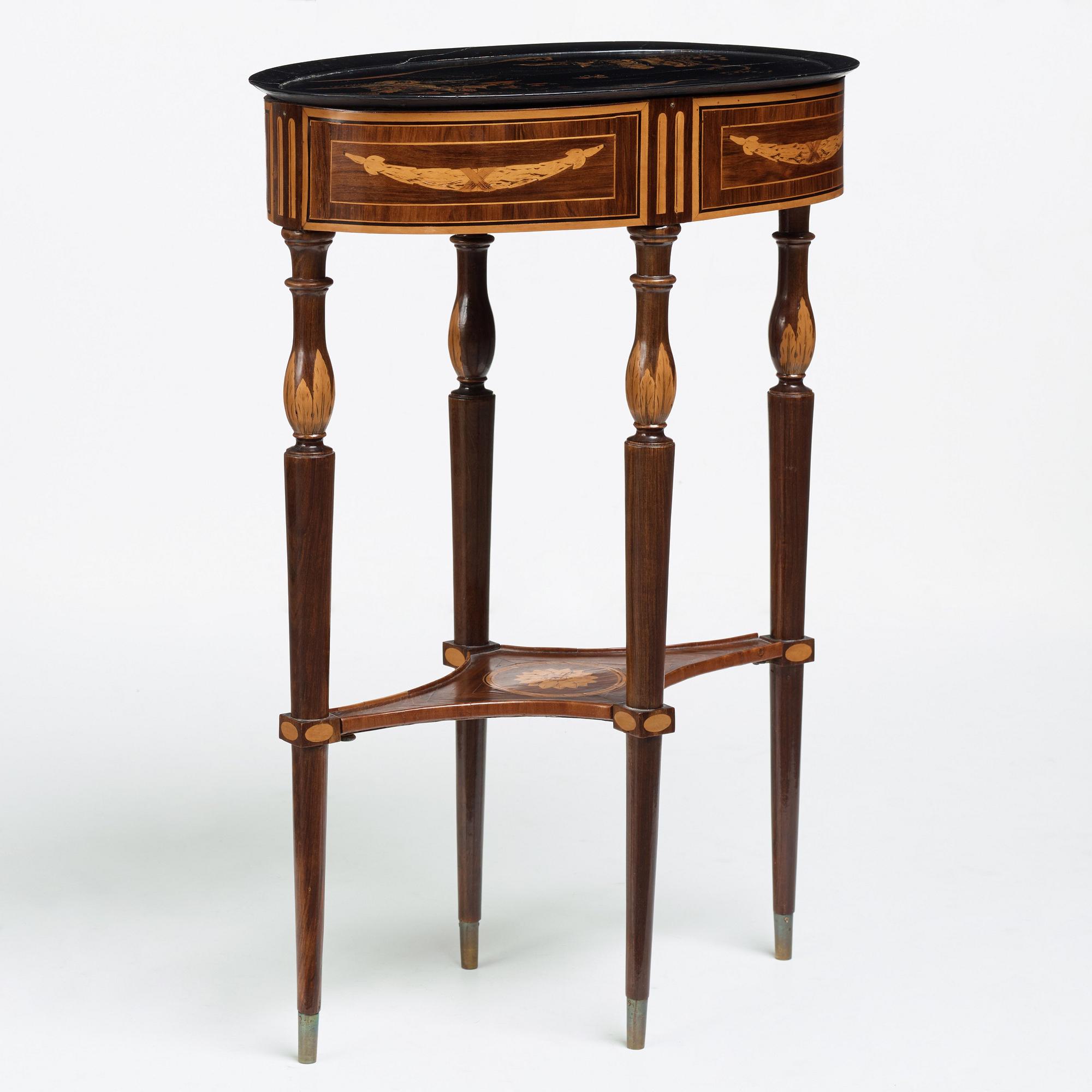 BORD, av Georg Haupt (mästare i Stockholm 1770-1784), ej signerat, Gustavianskt.