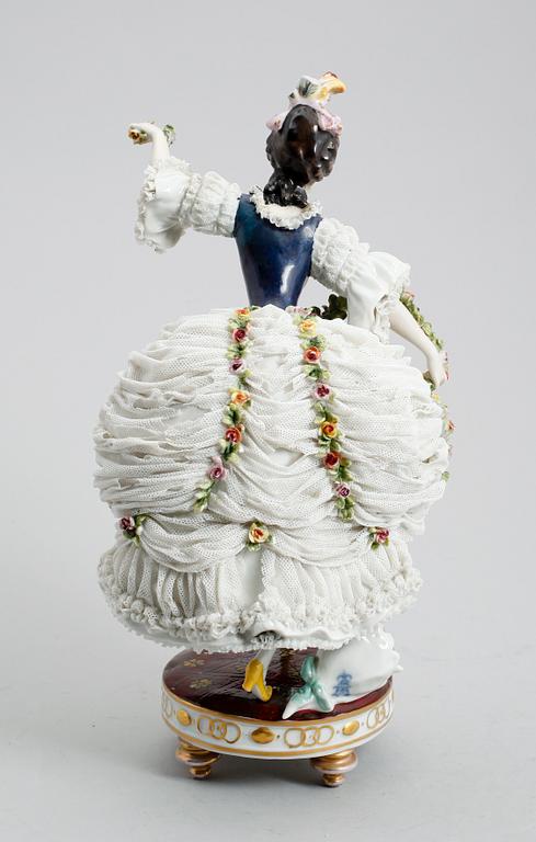 FIGUR, porslin, Sitzendorf, 1900-tal.