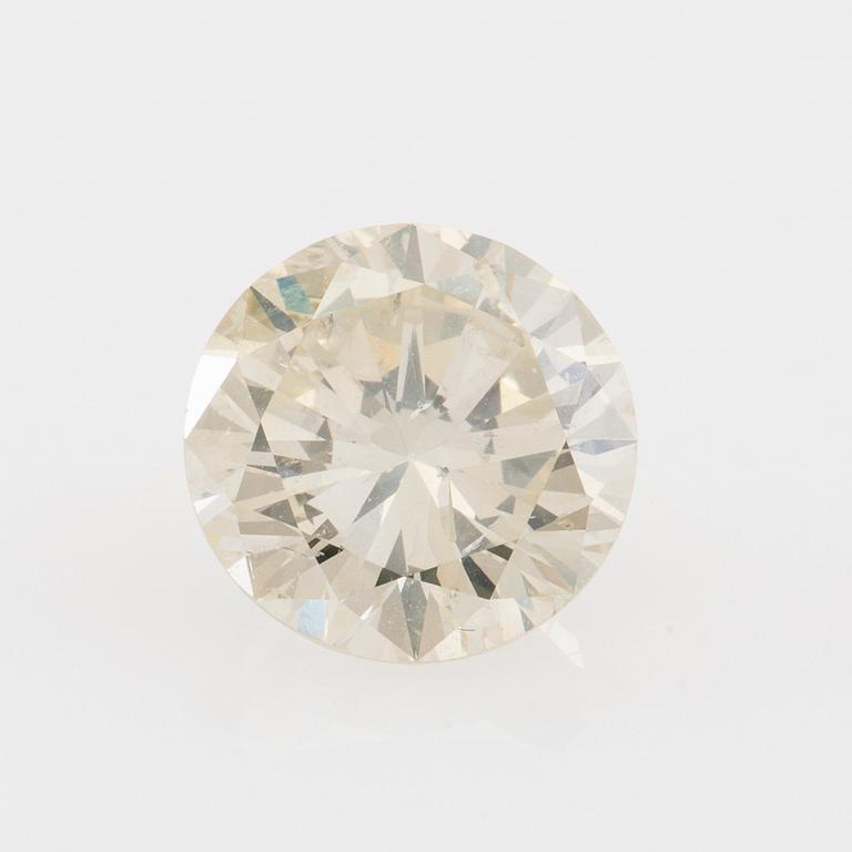 Loose brilliant-cut diamond approx. 2.57 ct.