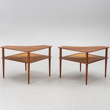 Peter Hvidt & Orla Mølgaard Nielsen, a pair of 'Minerva' tables, France & Son, Denmark, 1960's.