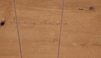 Glasmålning, England, 1700-tal. "Edens lustgård".