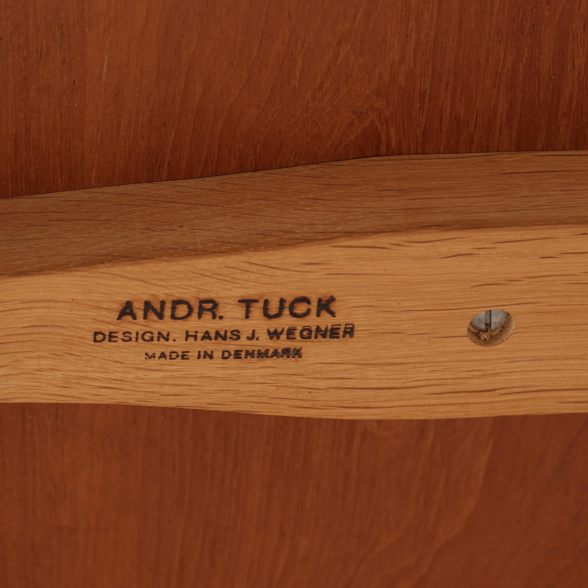 Hans J. Wegner, matbord med klaffar, Andreas Tuck, AT-314, Danmark 1950-60-tal.