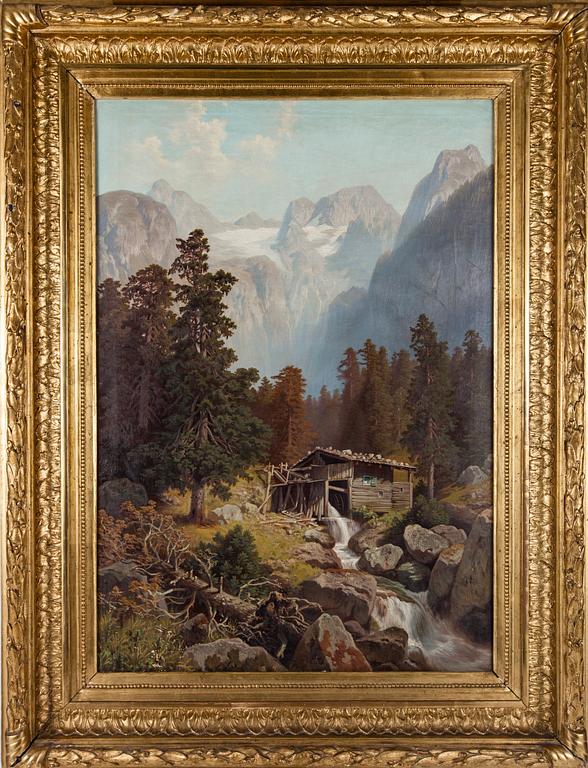 WILHELM THEODOR NOCKEN, tillskriven, olja på duk, signerad.