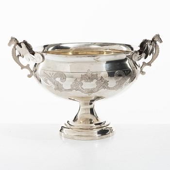 Brännvinsskål, silver, Sverige 1978, sannolikt Hudiksvall eller Bollnäs.