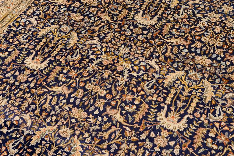 Rug, Tabatabaei/Tabriz, semi-antique, approximately 361 x 288 cm.