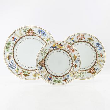 Camille Le Tallec, service 18 pcs "Cirque Chinois", for Tiffany & Co.