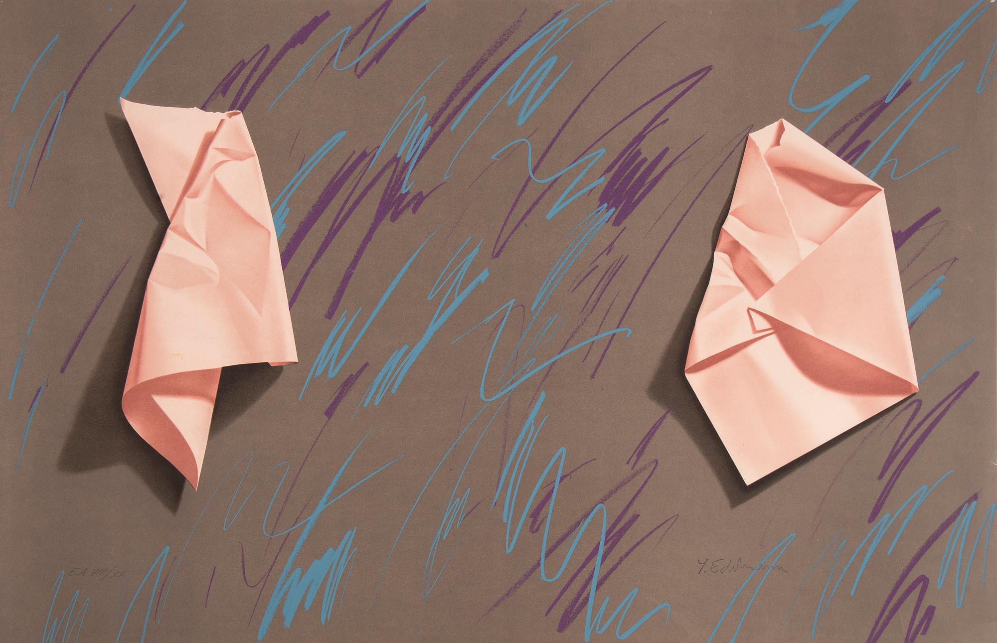 Yrjö Edelmann, färglitografi, 1986, stämpelsignerad EA VIII/XX.