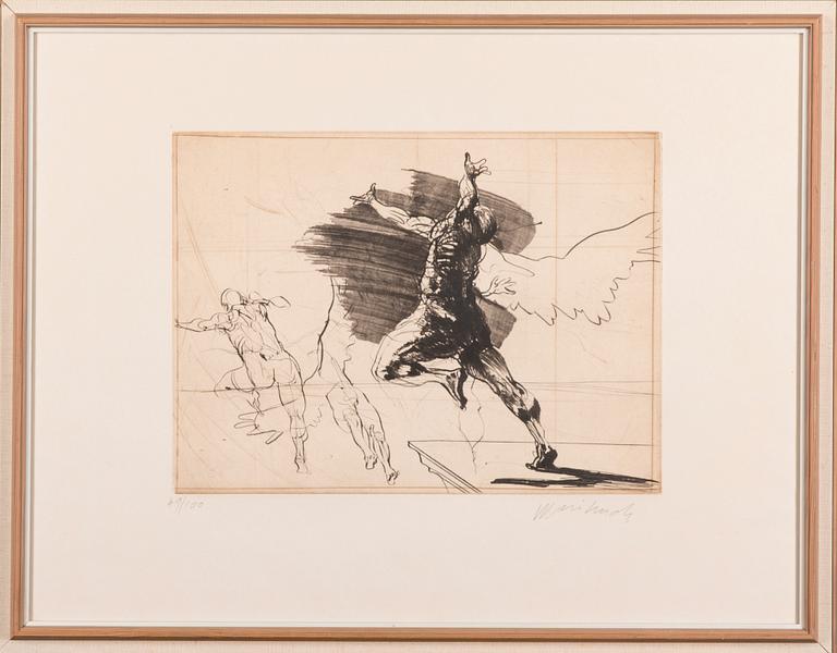 CLAUDE WEISBUCH, etsning, signerad och numrerad 49/100.