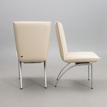 ROLF BENZ, a set of 2 chairs, model 7000 early 21 st century.