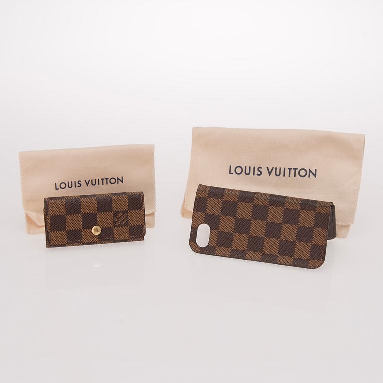 LOUIS VUITTON, iPhone FODRAL samt NYCKELFODRAL.