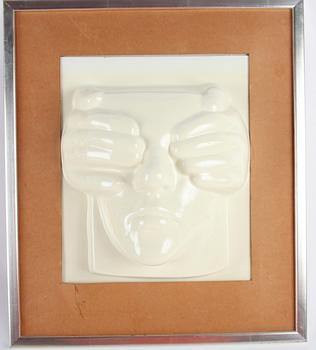 BÄCKSTRÖM, BARBRO. Reliefer, 3 st, plast, sign o dat 1973.