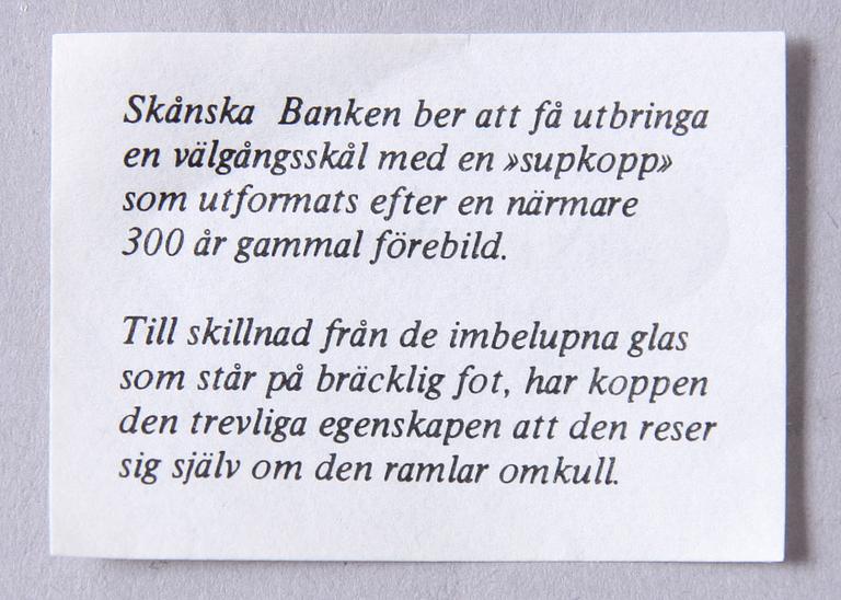 SUPKOPPAR, 4 st. Silver, Ceson 1989.