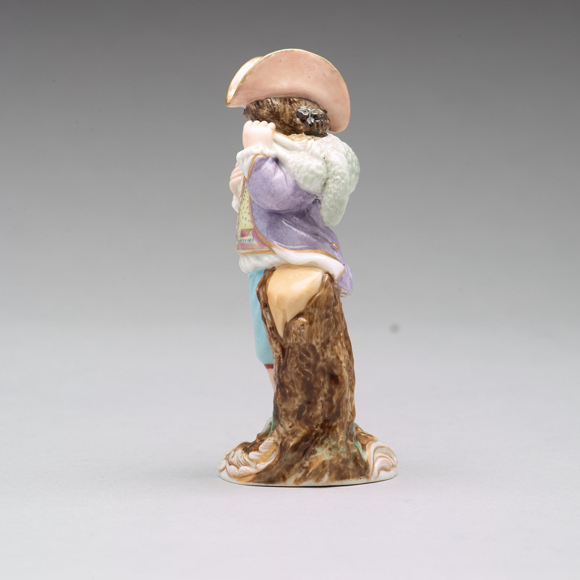 FIGURIN, porslin. Ryssland, Popov, 1800-tal.
