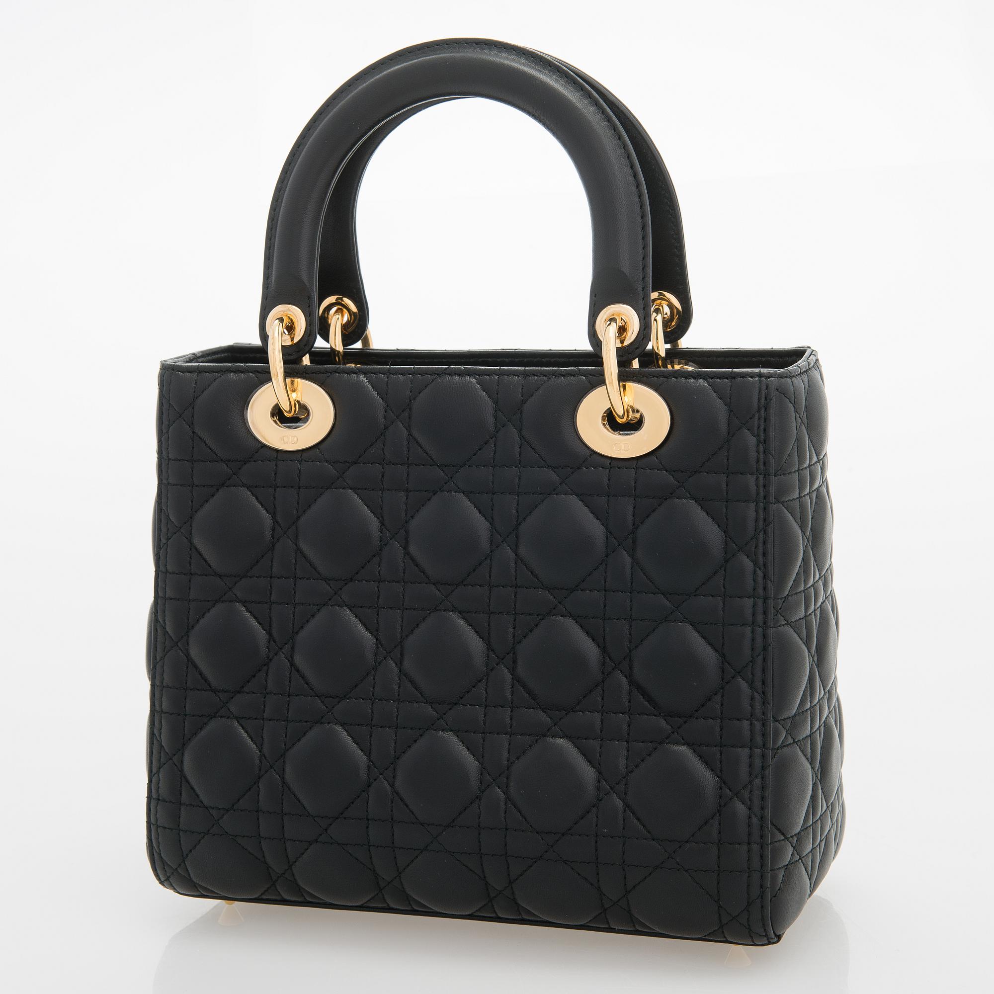 Christian Dior, "Lady Dior medium", väska.