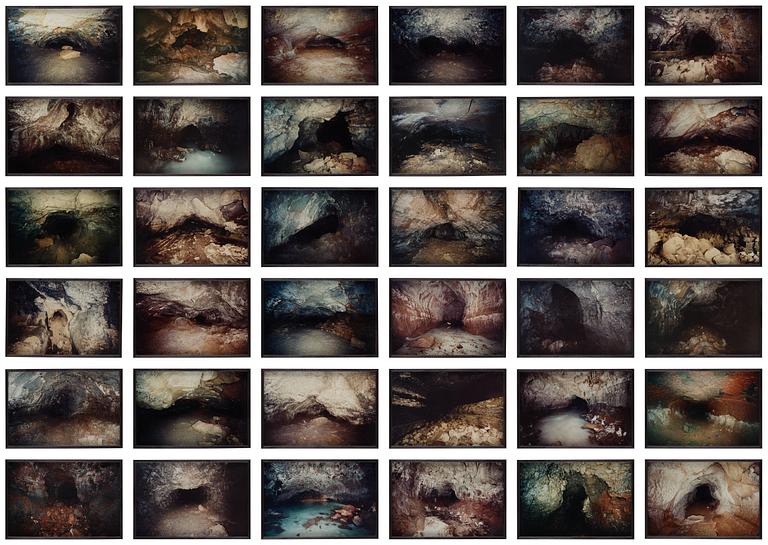Olafur Eliasson, "The Inner Cave Series", 1998, 36 parts.