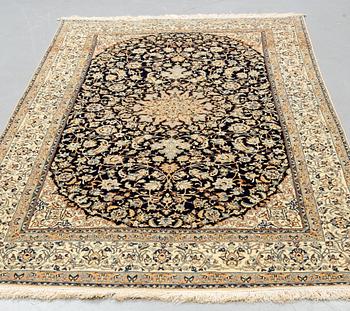 A carpet, Nain, part silk, so called 6 LAA, ca 280 x 157 cm.