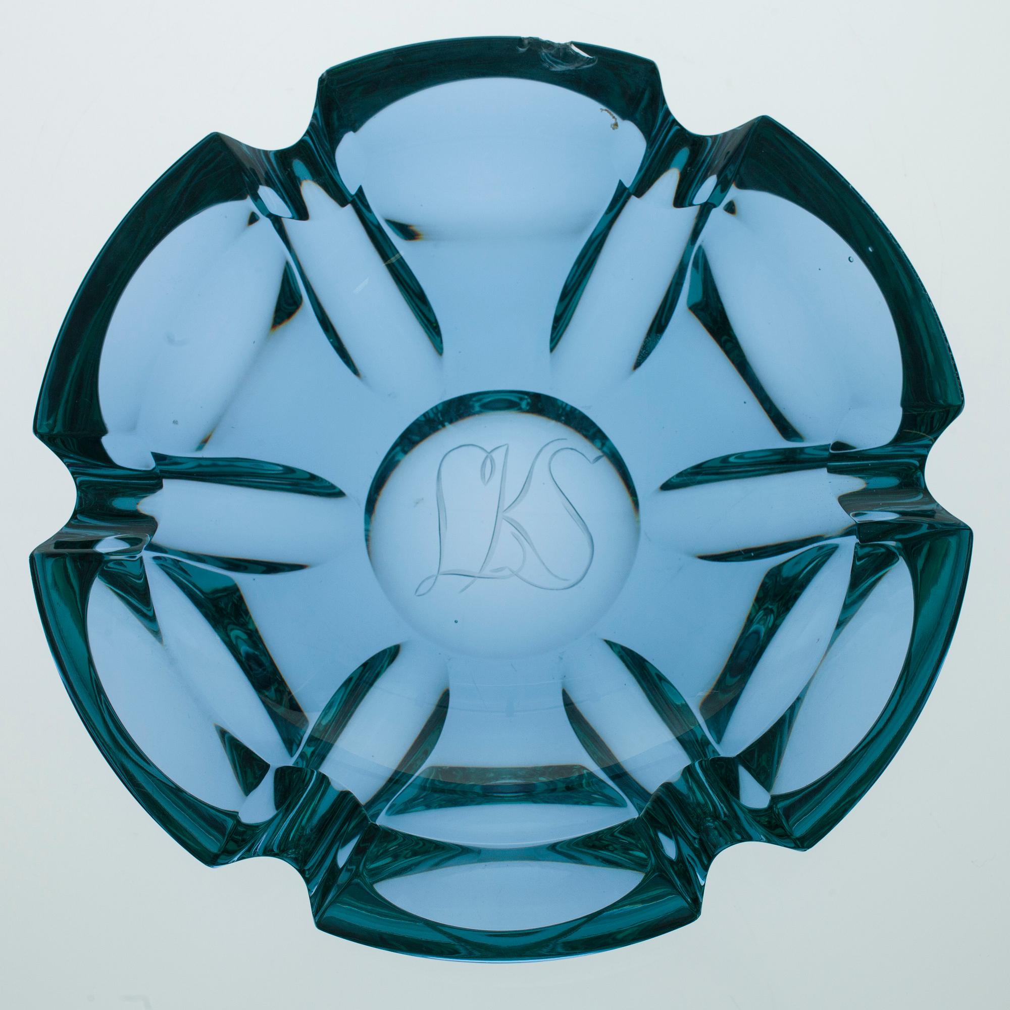 SKÅL, glas, signerad Aimo Okkolin, Riihimäen Lasi Oy.