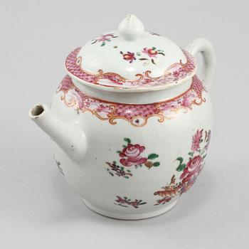 TEKANNA, porslin, Kina, 1700-tal.