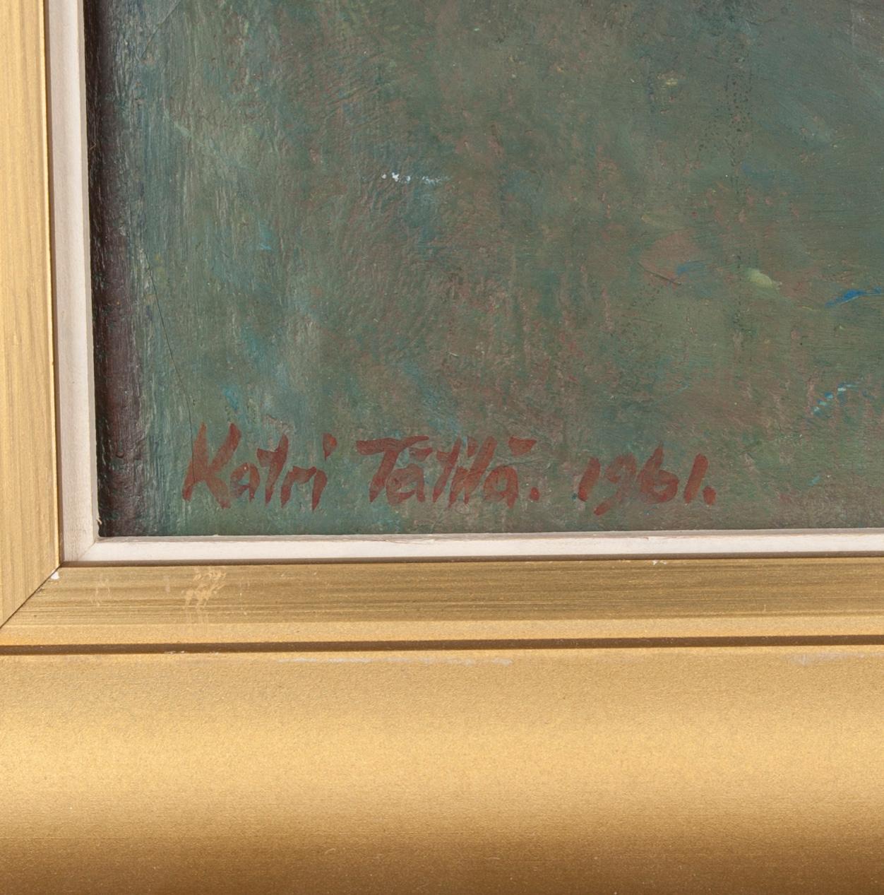 KATRI TÄTILÄ, olja på duk, signerad och daterad 1961.