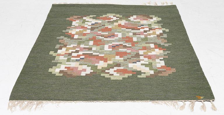Erik Lundberg, a 'Korall' flat weave rug, c. 217 x 141 cm.